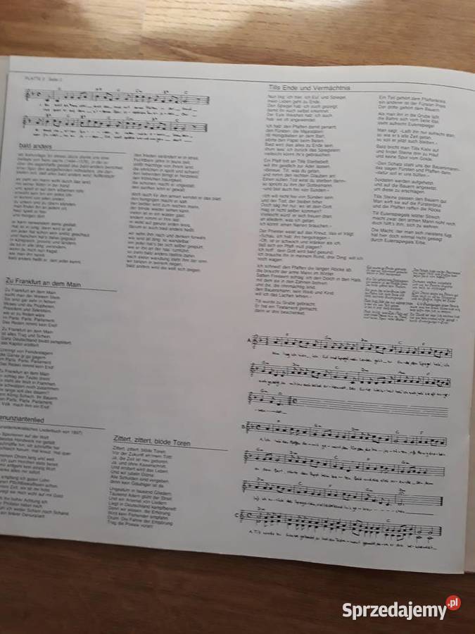 Muzyka niezwykła OUGENWEIDE Liedebuch 19762LP Rzeszów