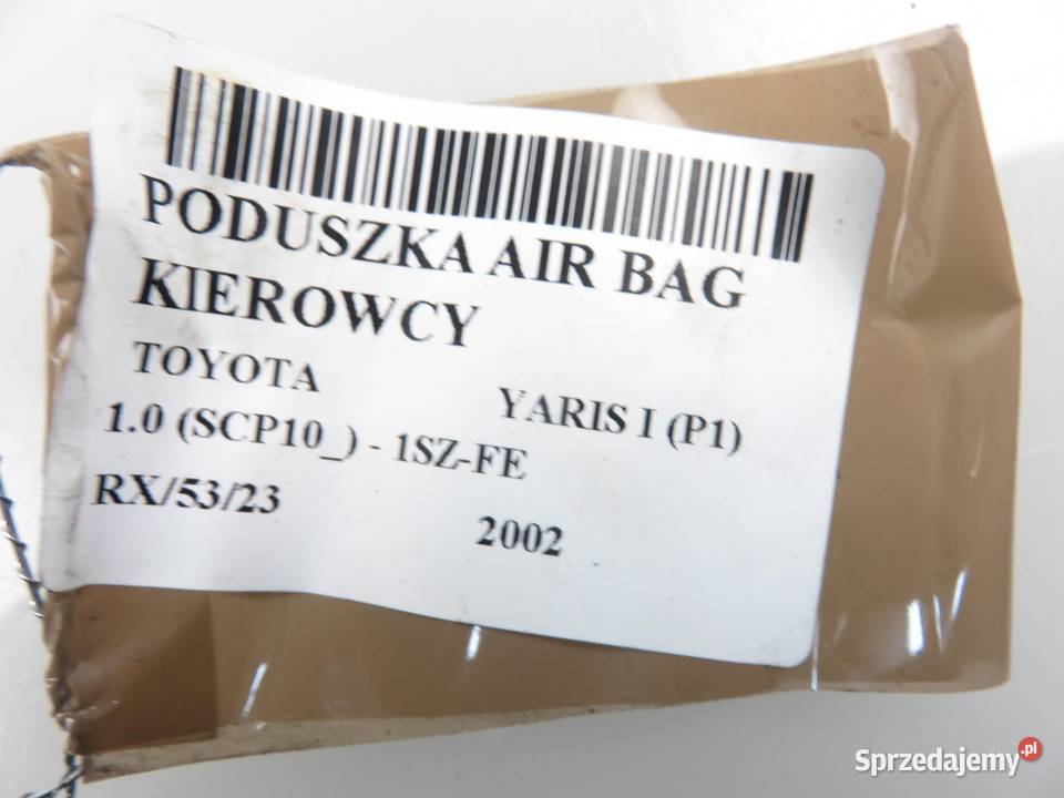 PODUSZKA KIEROWCY TOYOTA YARIS I P1