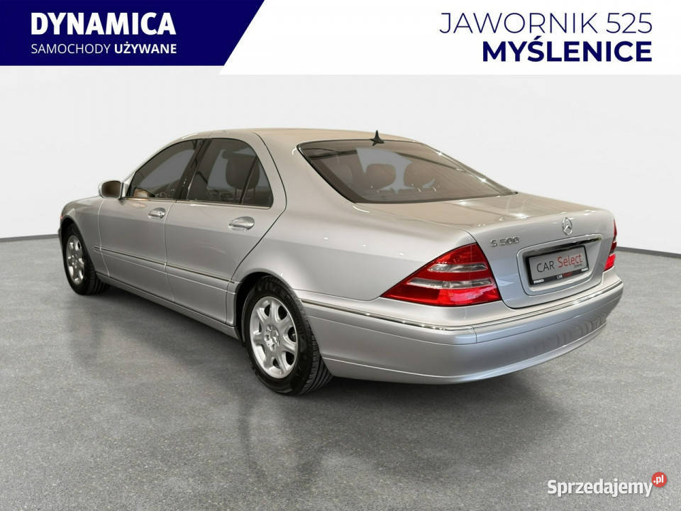 Mercedes S 500 50 V8 306 automat 2002 r przebieg szyberdach Myślenice