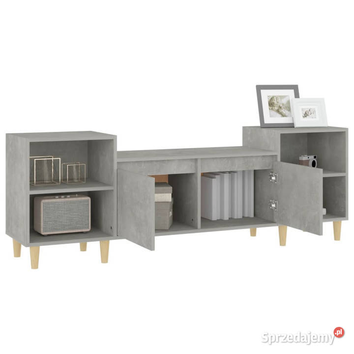 Szafka pod TV szarość betonu 160x35x55 WM821192 Warszawa sprzedam