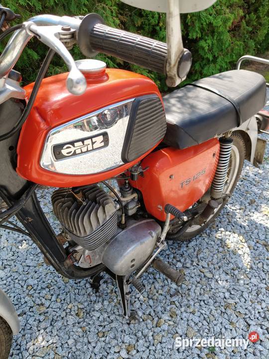 MZ TS 125 motocykl z dokumentami Kalisz