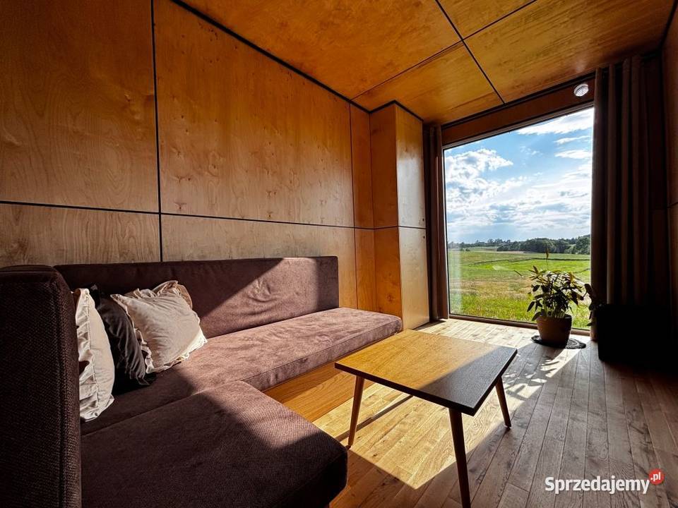 Dom mobilny na bazie naczepy TIR Nieruchomości Łebieńska Huta