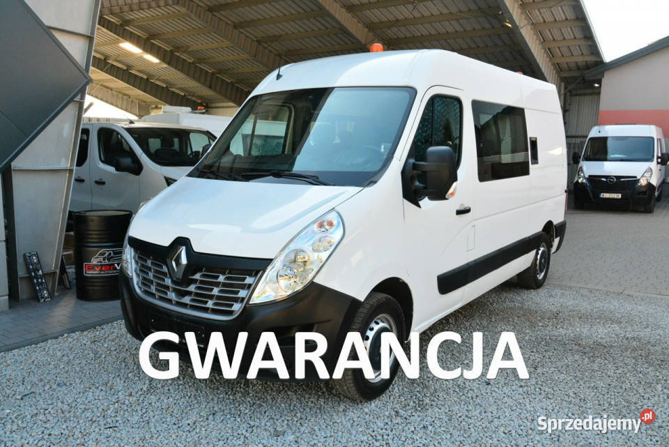 Renault Master średniak 7 osobowy brygadówka