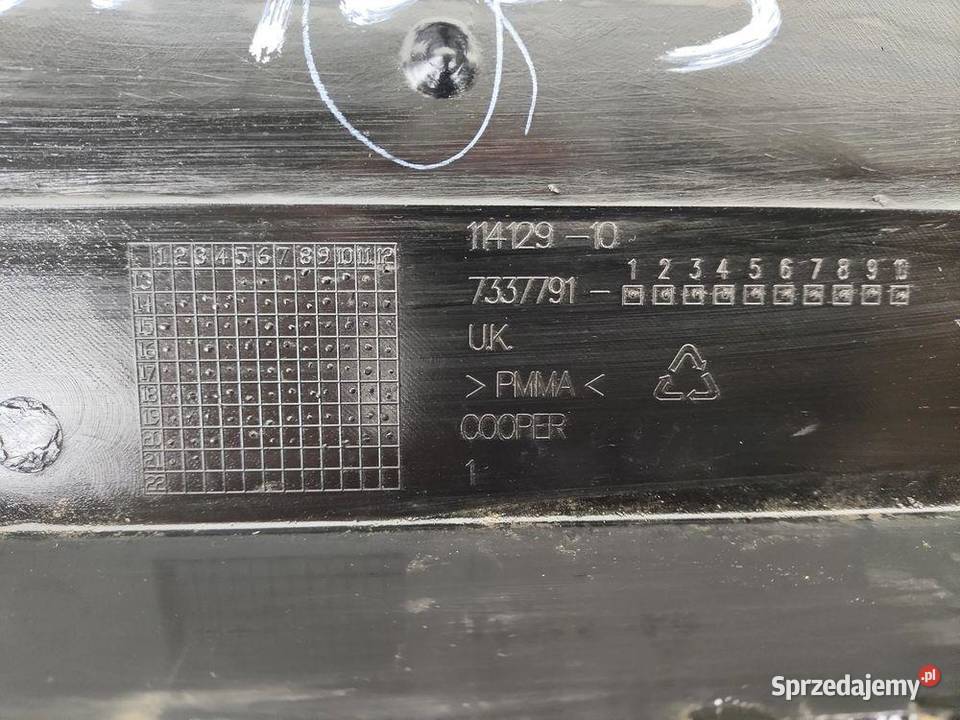 MINI F55 F56 F57 NADŁADKA LISTWA ZDERZAKA PRZÓD