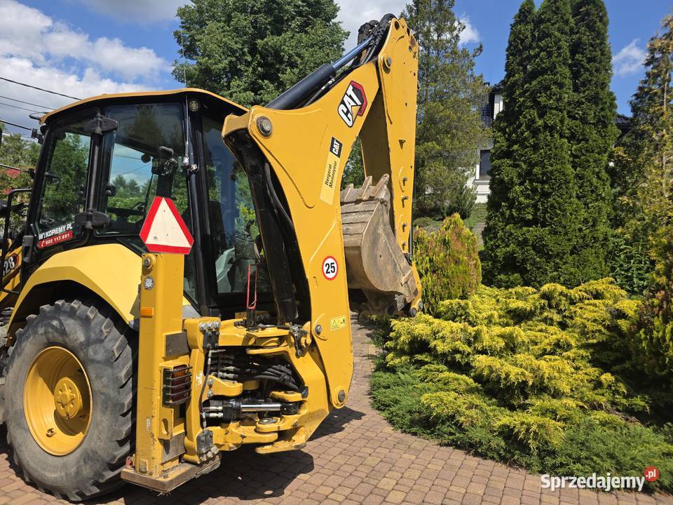 Caterpillar CAT 428 Koparkoładowarka super stan śląskie Łubie