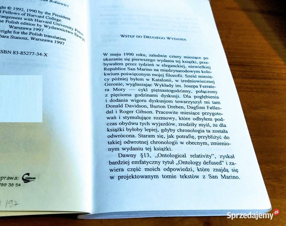 Na tropach prawdy Willard Van Orman Quine