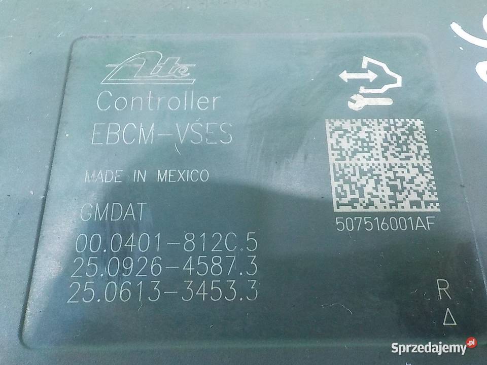 CHEVROLET CAPTIVA 20 VCDI 08r 5D pompa ABS Suków sprzedam