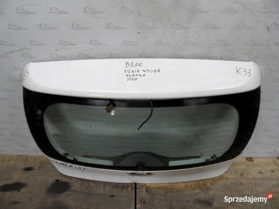 KIA PICANTO II 13r klapa tył Klapy bagażnika