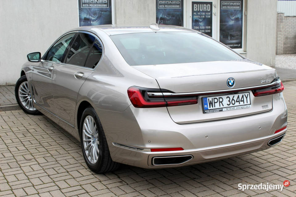 BMW 745 FV23 394 SalonPL Skóra Navi Kamera HUD elektrycznie ustawiane fotele Sokołów
