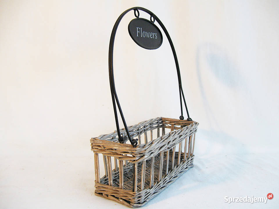 Koszyk wiklinowy dekoracyjny zachodniopomorskie Szczecinek