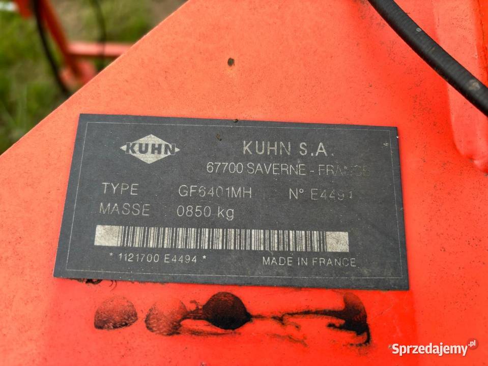 Przewracarka przetrząsarka do siana Niemeyer nieuszkodzony Zgrabiarki i przetrząsacze Radzyń Podlaski