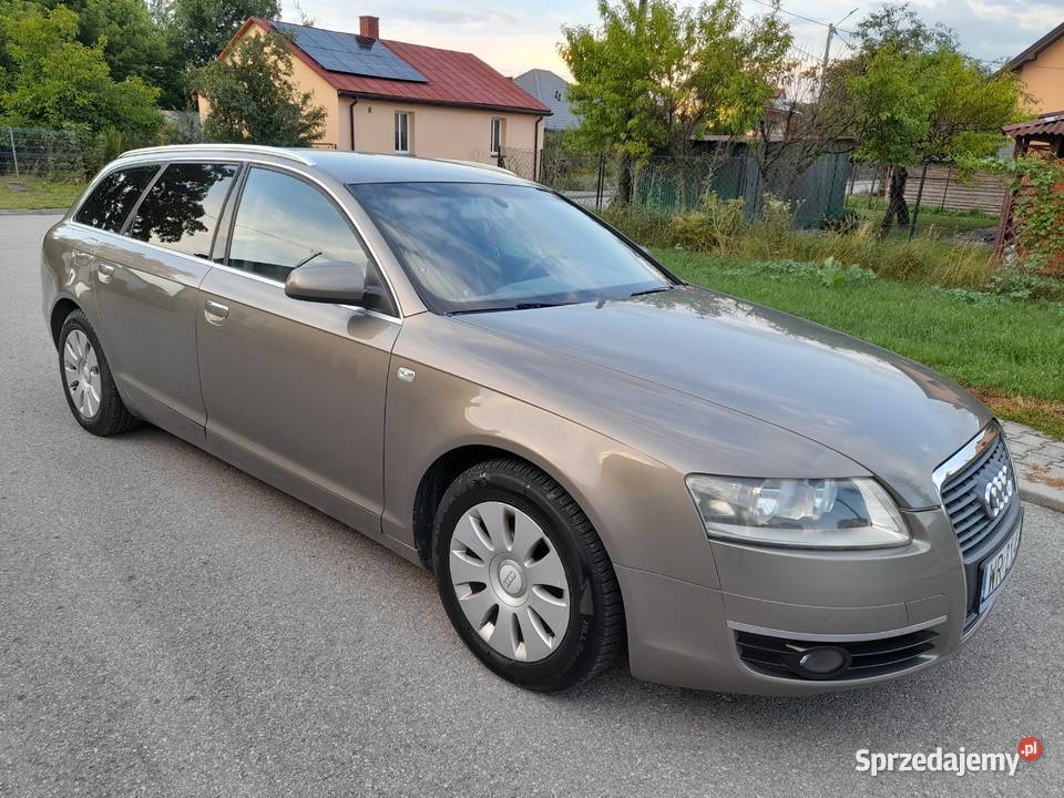 Audi A6 c6 24 z gazem hak zadbana klima sprawna benzyna+LPG Siedliszcze-Osada