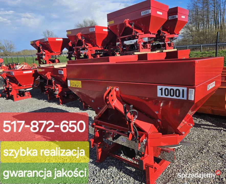 ROZSIEWACZ 2talerz strumyk TYTAN 400 1800l lubuskie Babimost