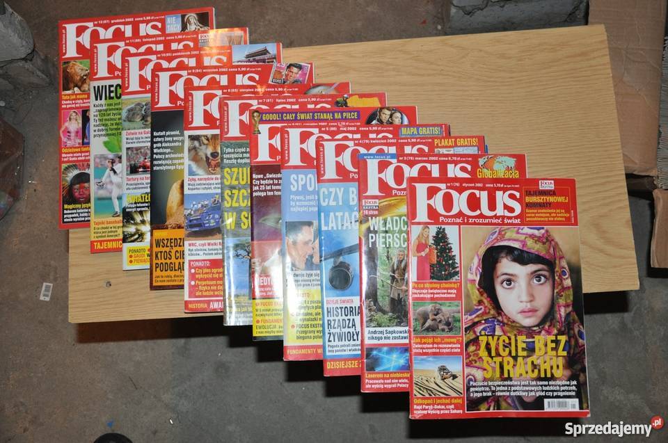 Magazyn Focus roczniki 1995 do 2006 Kultura i Rozrywka Mielec