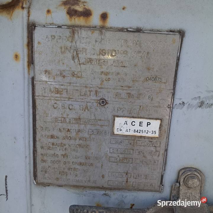 Kontener morski magazynowy używany 20DC Rzeszów Magazynowanie