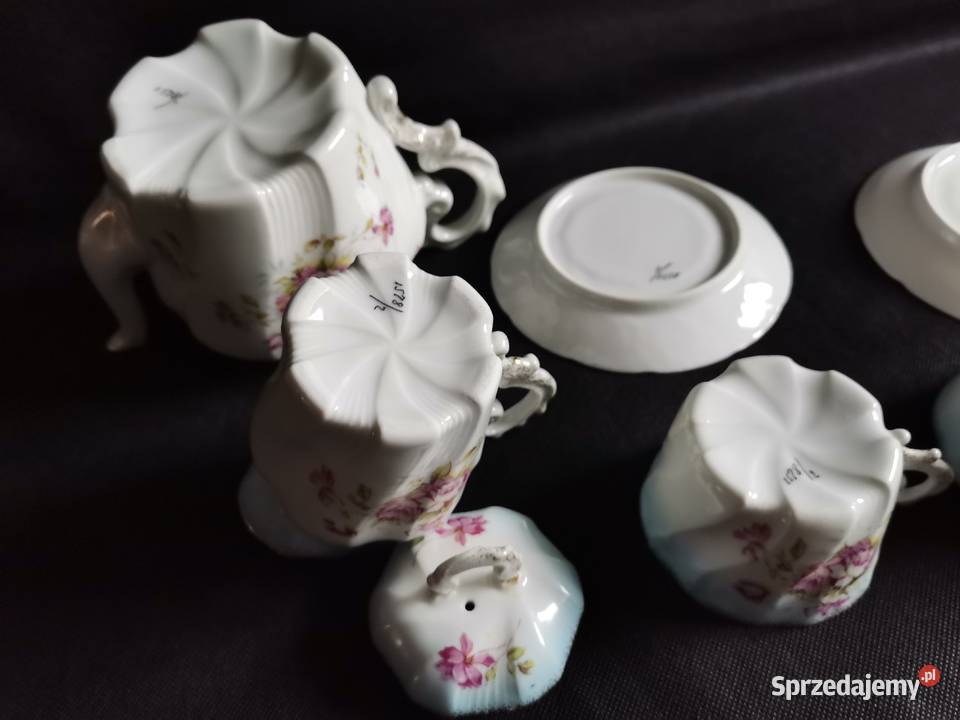 Stara przedwojenna ciekawa porcelana Secesja Siemianowice Śląskie