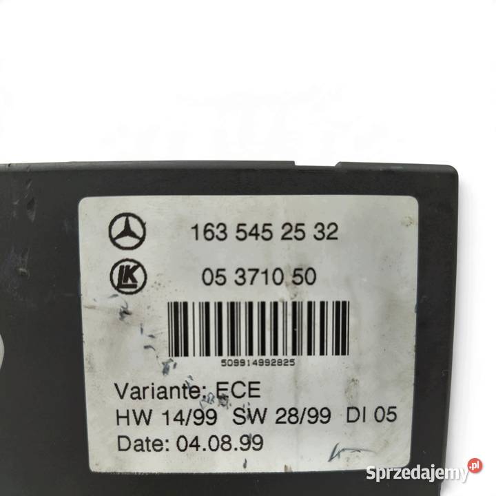 MODUŁ KOMFORTU Mercedes ML W163 05371050 lubelskie Chełm