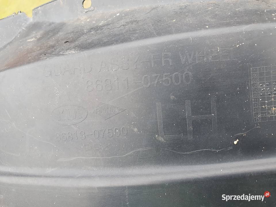 KIA PICANTO I NADKOLE LEWE PRZEDNIE LEWY PRZÓD Karoseria Międzychód