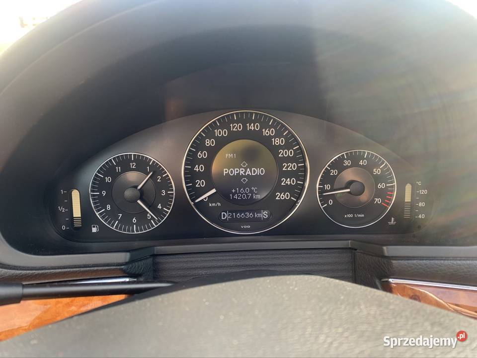 Mercedes w211 s211 benzyna w oryginale mazowieckie Warszawa sprzedam