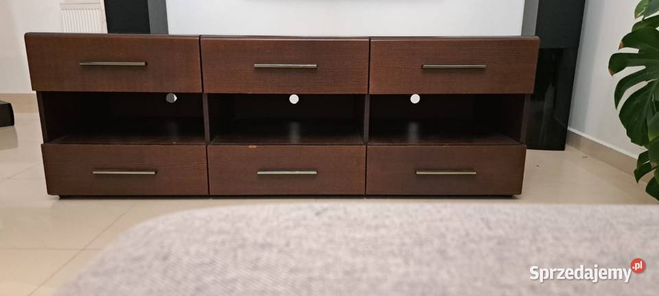 Komoda Rtv ciemny brąz 50cm Kłaczyna sprzedam