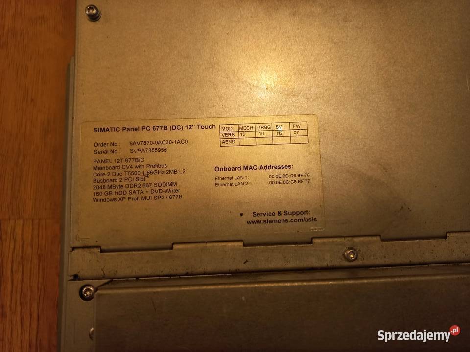 Siemens PC 677B 12Touch śląskie Skoczów
