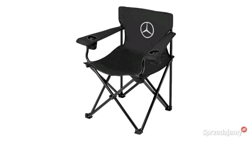 MERCEDES Krzeslo skladane stalowe z pokrowcem OE Pozostałe śląskie Ruda Śląska sprzedam