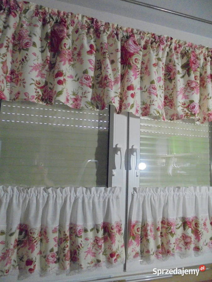 firanki zazdrostki lambrekiny komplety na okno Włocławek