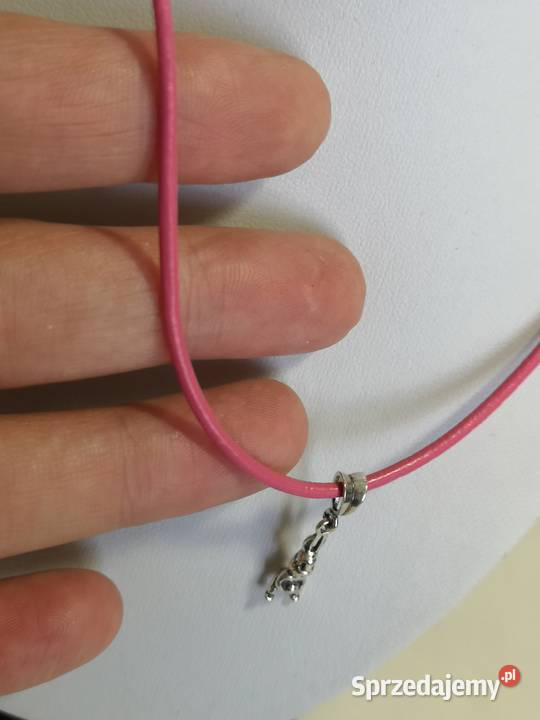 naszyjnik choker z króliczkiem Toruń