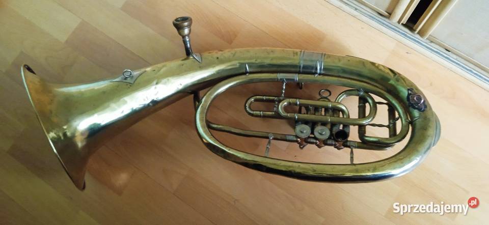 Stara trąbka saxhorn tenorowy z lat 30 tych małopolskie Kraków sprzedam