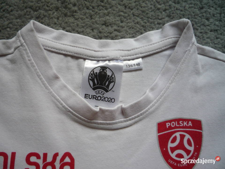 Koszulka 134 Polska Białoczerwoni biały Szczecin