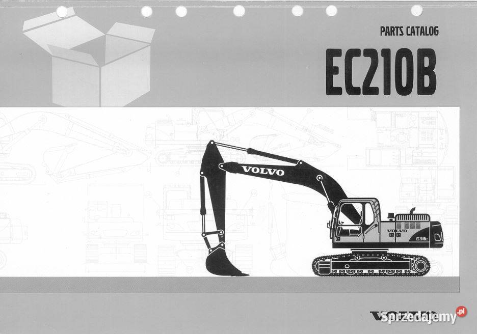Volvo EC210B katalog części zamiennych Kielce sprzedam