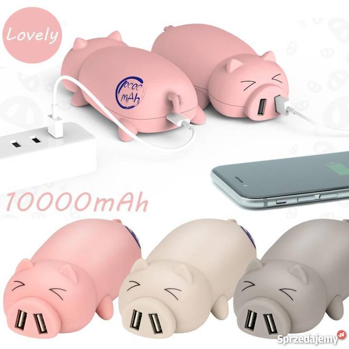 POWER BANK POWERBANK ŚWINKA 10000mAh ŁADOWARKA Tarnów