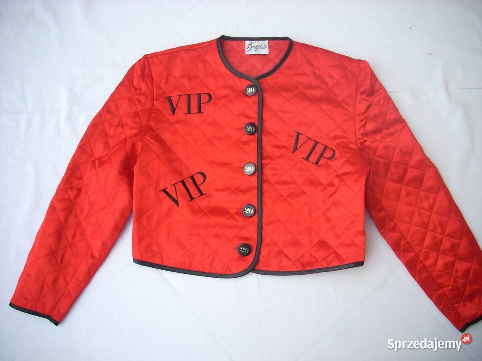 Czerwony Żakiet Kurteczka VIP j nowa 40 L czerwony
