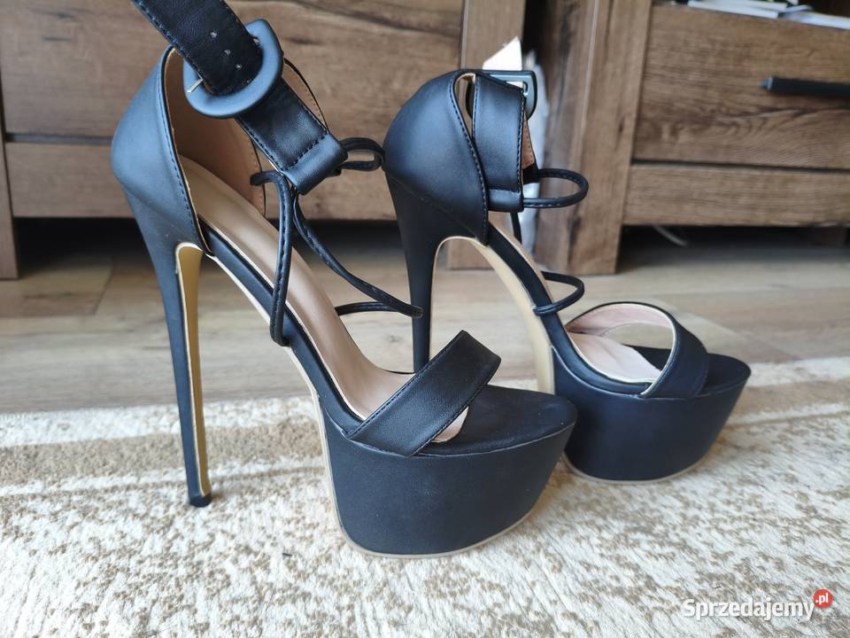 Piękne NOWE sandały na mega wysokiej szpilce