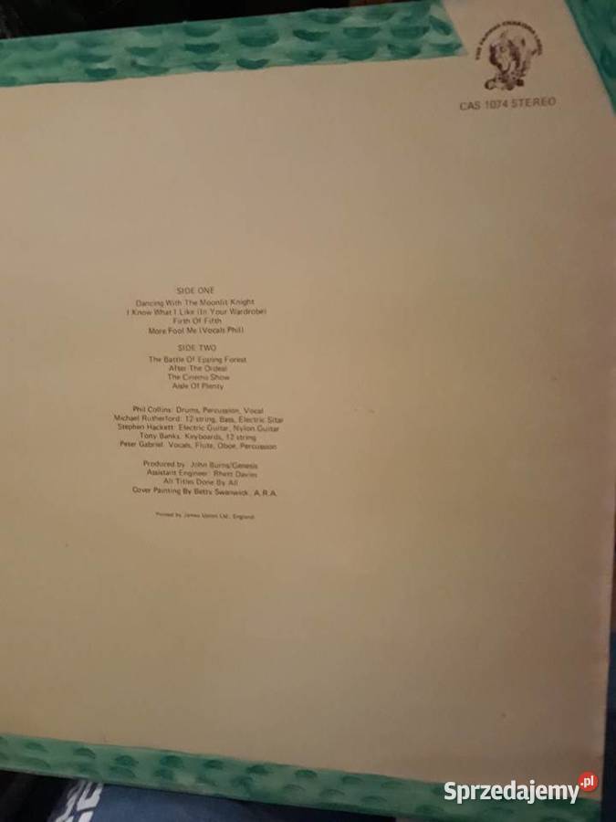 GENESISSelling England By The Pound Orginał 1973 podkarpackie Rzeszów