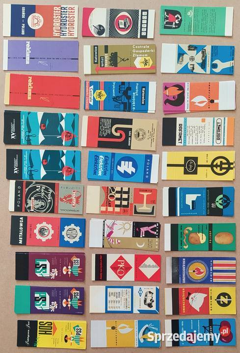 Polskie etykiety zapałczane KSIĄŻECZKOWE Antyki, Sztuka, Kolekcje Katowice sprzedam