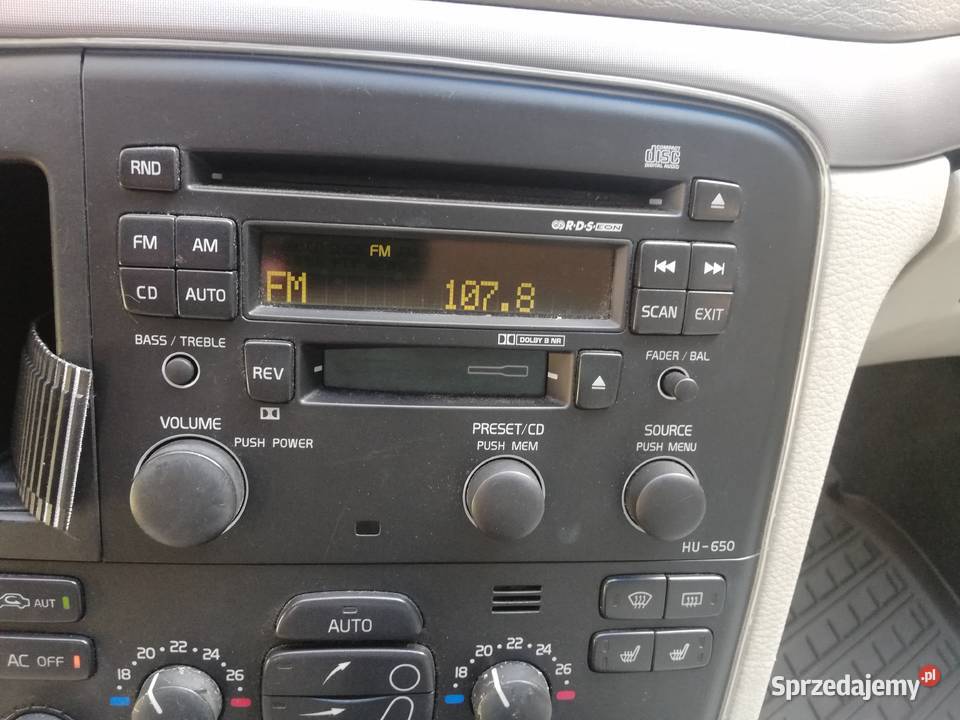 Radio Hu650 do Volvo S80 lubelskie Wąwolnica