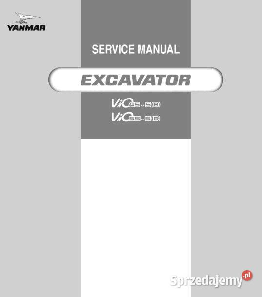 Yanmar ViO45, ViO55 instrukcja napraw, obsługi