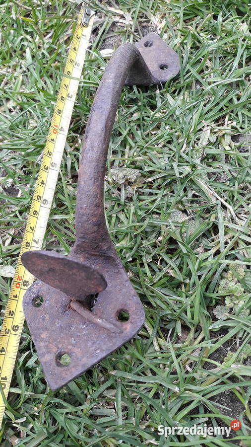 Przedwojenny duży uchwytzamknięcie do drzwi