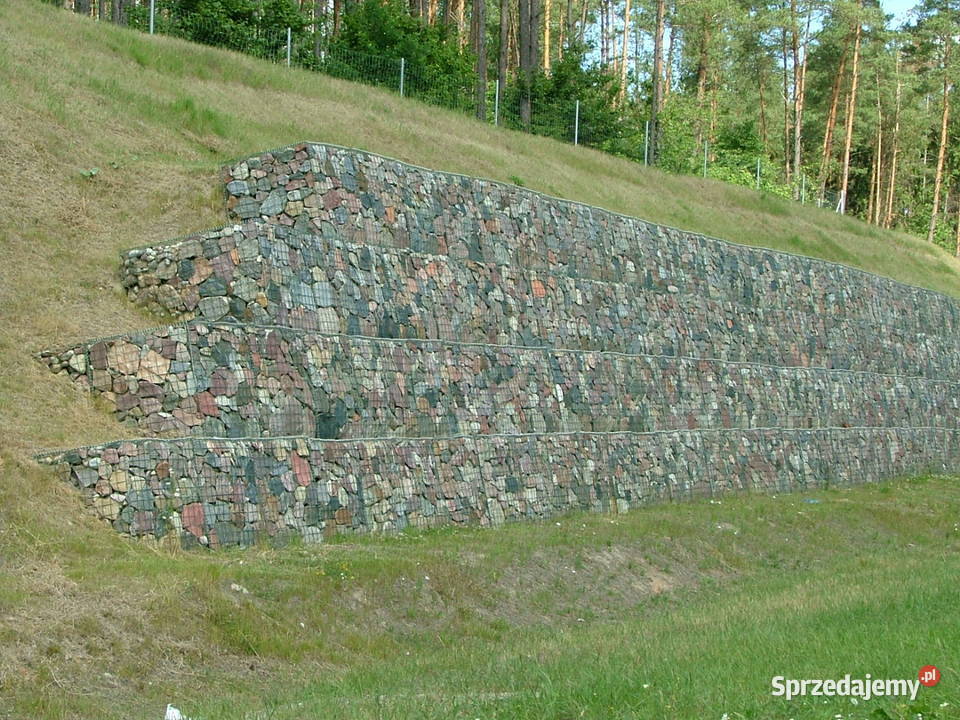 Gabiony zgrzewane 1x1x05 m drut 4 mm oczko Bydgoszcz sprzedam