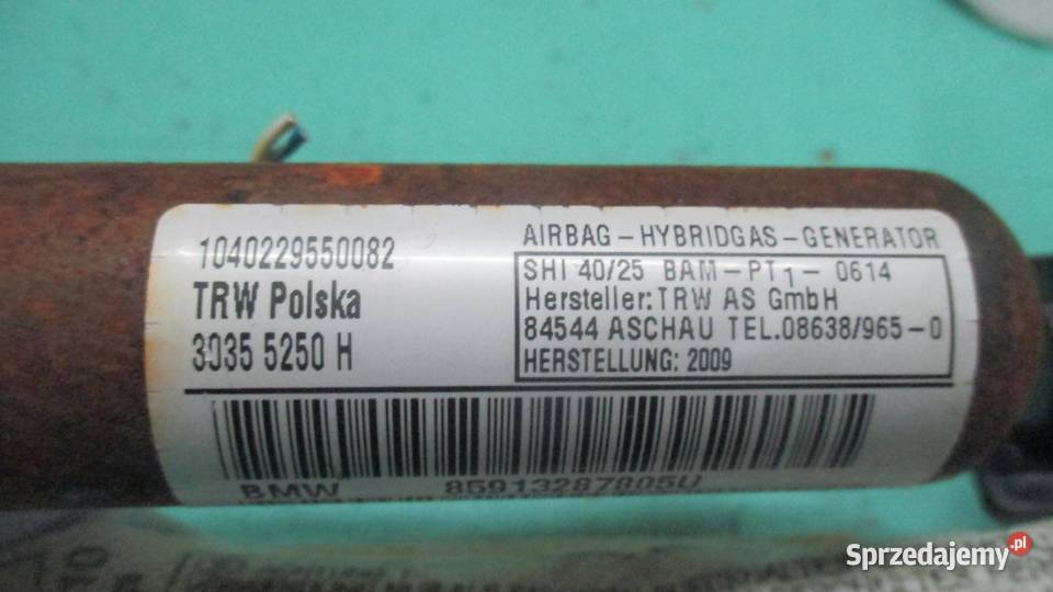 BMW E81 E87 LIFT AIRBAG kurtyna prawa