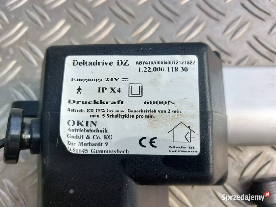 Siłownik 24V OKIN Deltadrive 6000N sprzedam