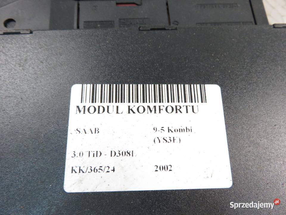 MODUŁ KOMFORTU SAAB 95 5266812 osobowe Skrzynki bezpieczników Części samochodowe