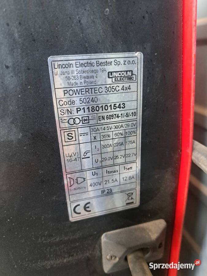 Migomat Lincoln Electric 305c Roźwienica