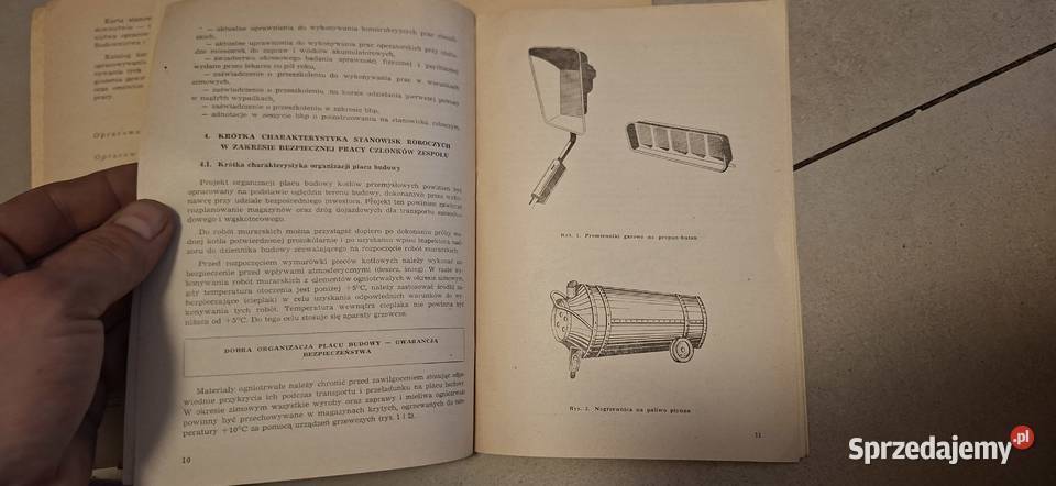 Instrukcja BHP PRL 1971 unikat niski nakład wielkopolskie