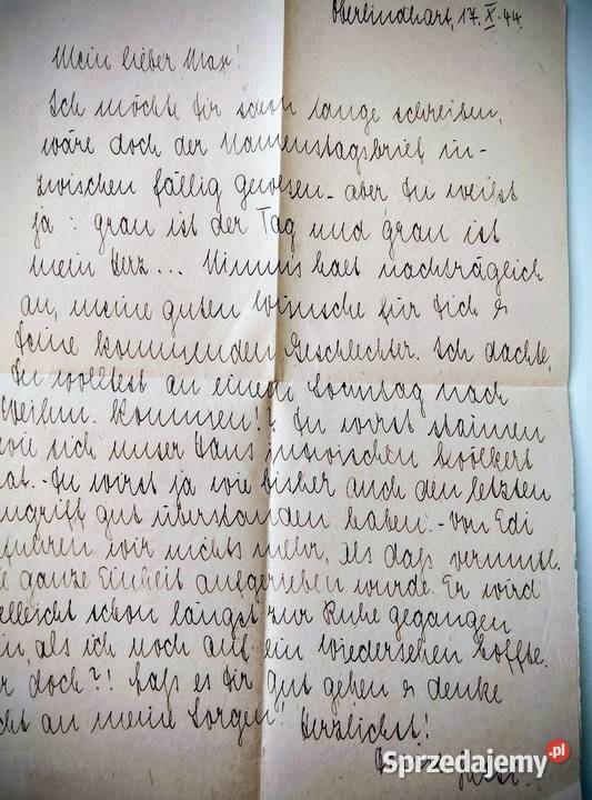 Stare dokumenty z czasów wojny Żory sprzedam