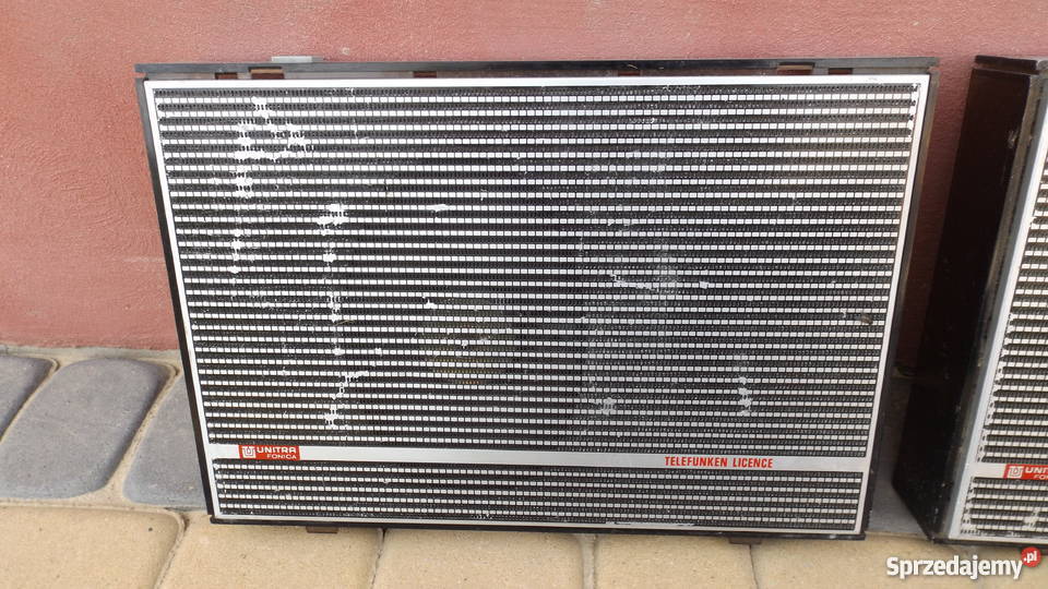 Stary gramofon unitra głośniki colorofon Grodziczno