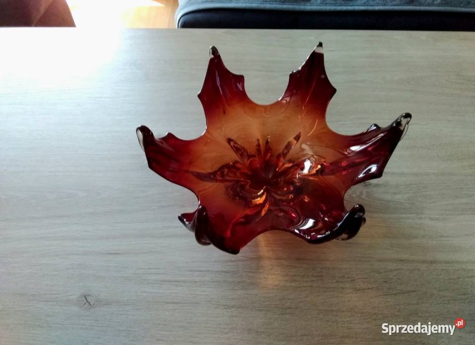 Szkło Murano Patera Murano Włochy Lata 60te 70te Radom