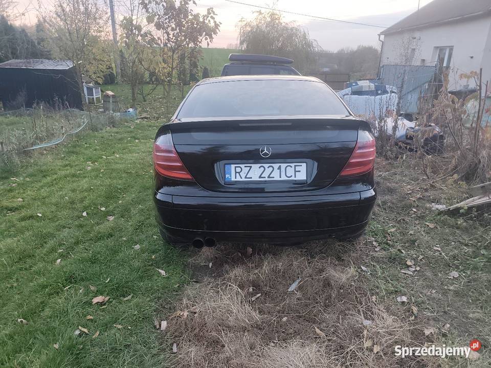 Mercedes W203 coupe 23 kompressor 197 czarny świętokrzyskie Ćmielów