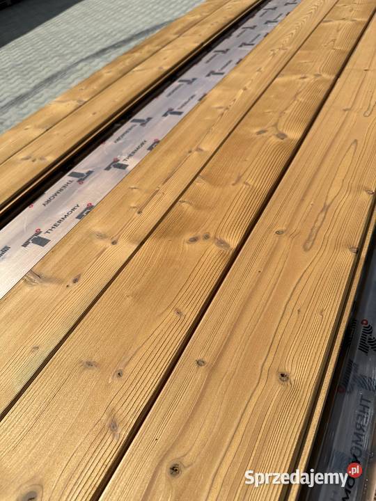 Deska Elewacyjna drewniana Thermo Świerk dolnośląskie Prusice sprzedam